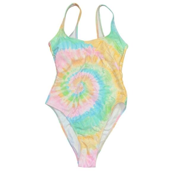 NWOT Stoney Clover Lane X Target Tie Dye Cheeky One Piece Swimsuit Women’s XS - Picture 2 of 11